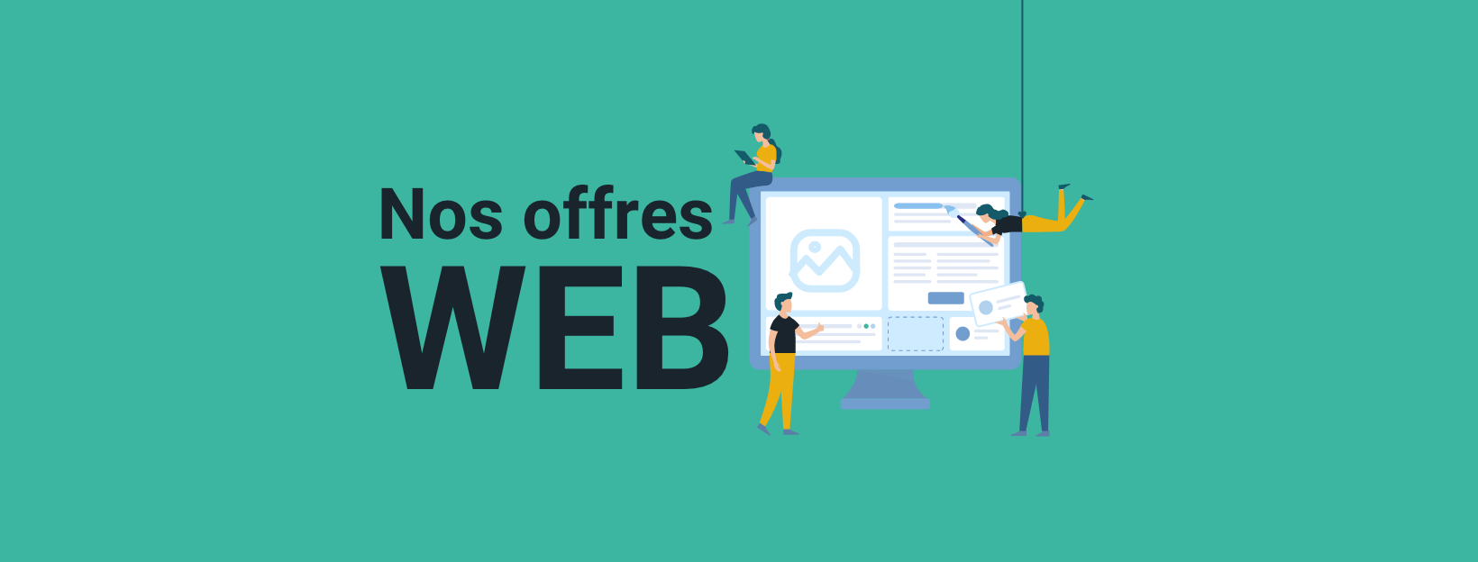 Découvrez nos offres web : pour un site web adapté à vos besoins et votre budget !